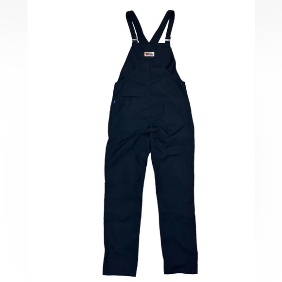 Fjallraven Pants - Fjallraven Womens Vardag Dungaree Trousers Black S Overalls Light stretch
